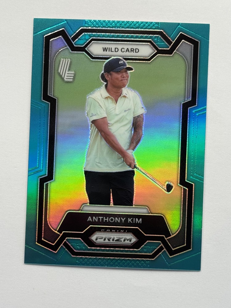 2024 Panini Prizm Liv Golf - Anthony Kim #28 Teal Prizm /199