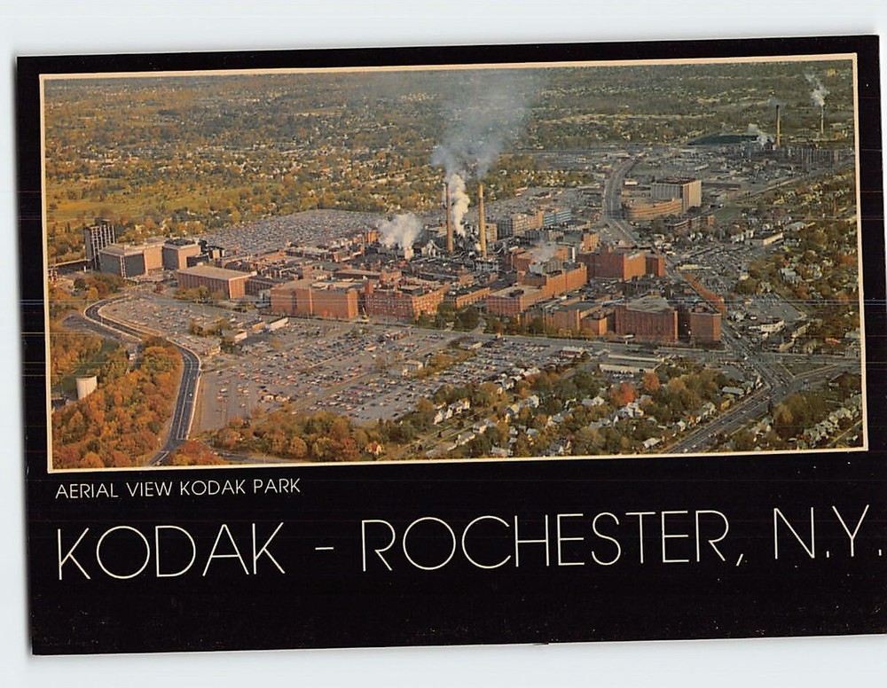Postcard Aerial View Kodak Park Rochester USA
