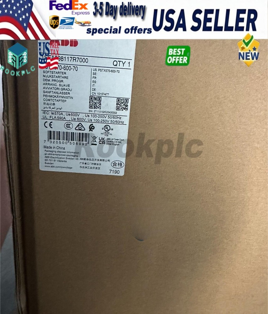 PSTX570-600-70 ABB PSTX570-600-70 soft starter Brand new