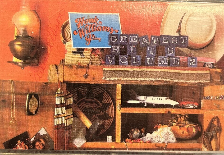 Hank Williams Jr. Greatest Hits Volume 2 Country Music Album Cassette 1W19
