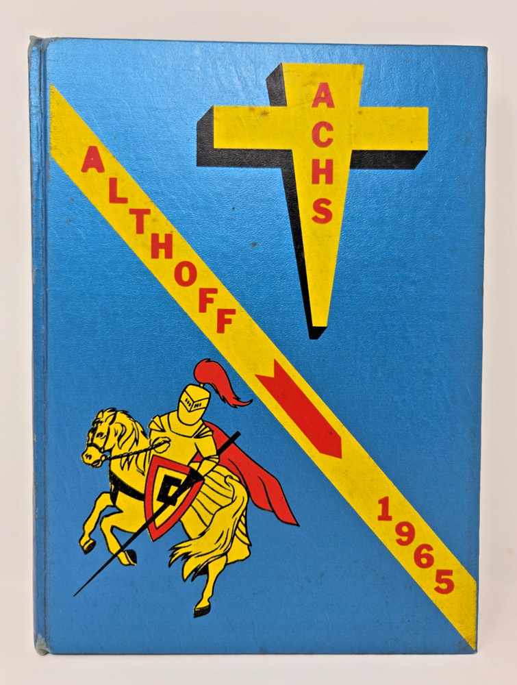 Althoff Catholic High School 1965 Crusader Yearbook Belleville IL Illinois 60s