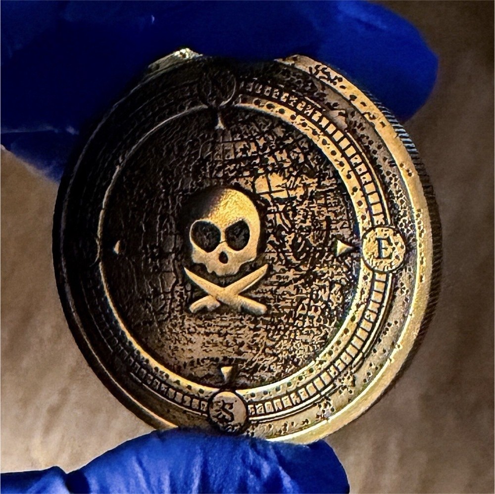 Pete's Pirate Life Coin Iron Tide 1st Edition (coin w/ black leather coin slip)