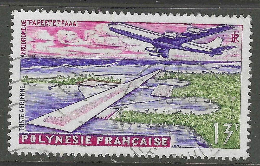 French Polynesia # C28 Used Flawless & Clean! ('26 SCV $2.40)
