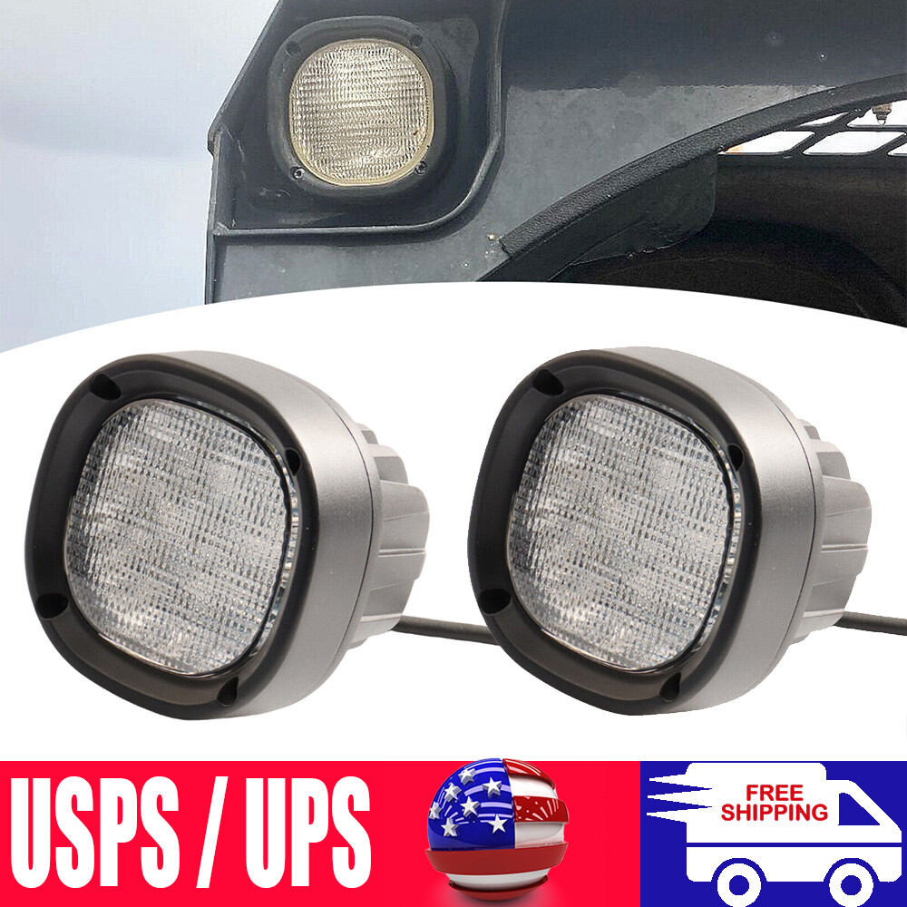 2pcs 45W LED Work Lights AT352538 for John Deere Tractor 316GR 317G 318D 329E