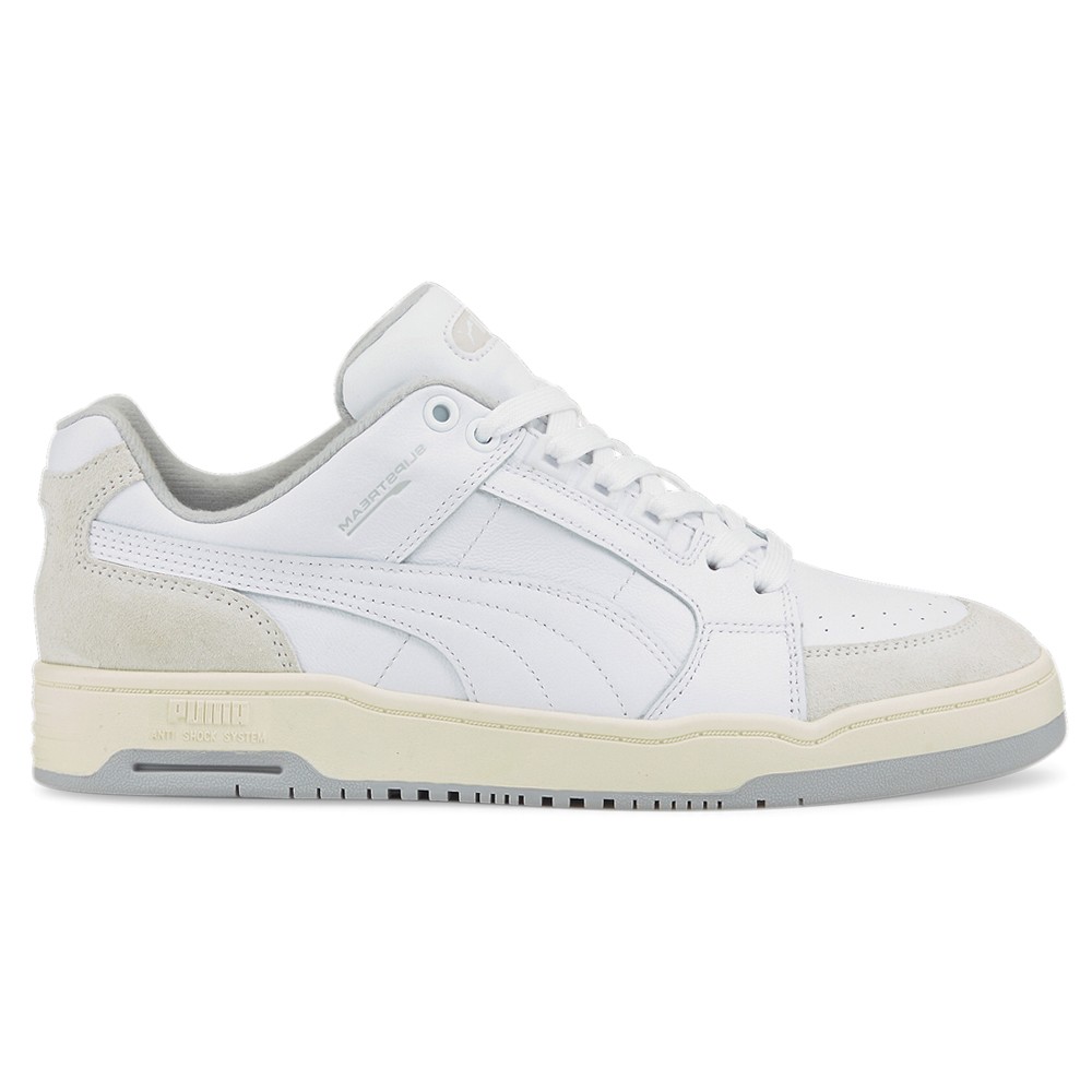 PUMA Slipstream Lo Retro Lace Up  Mens White Sneakers Casual Shoes 38469201