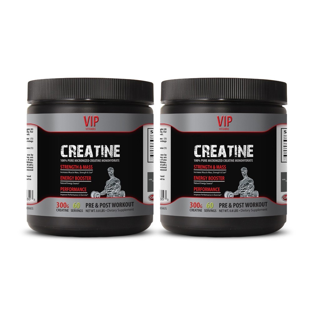 muscle growth - CREATINE 300G 100% Pure 2B - muscle figures