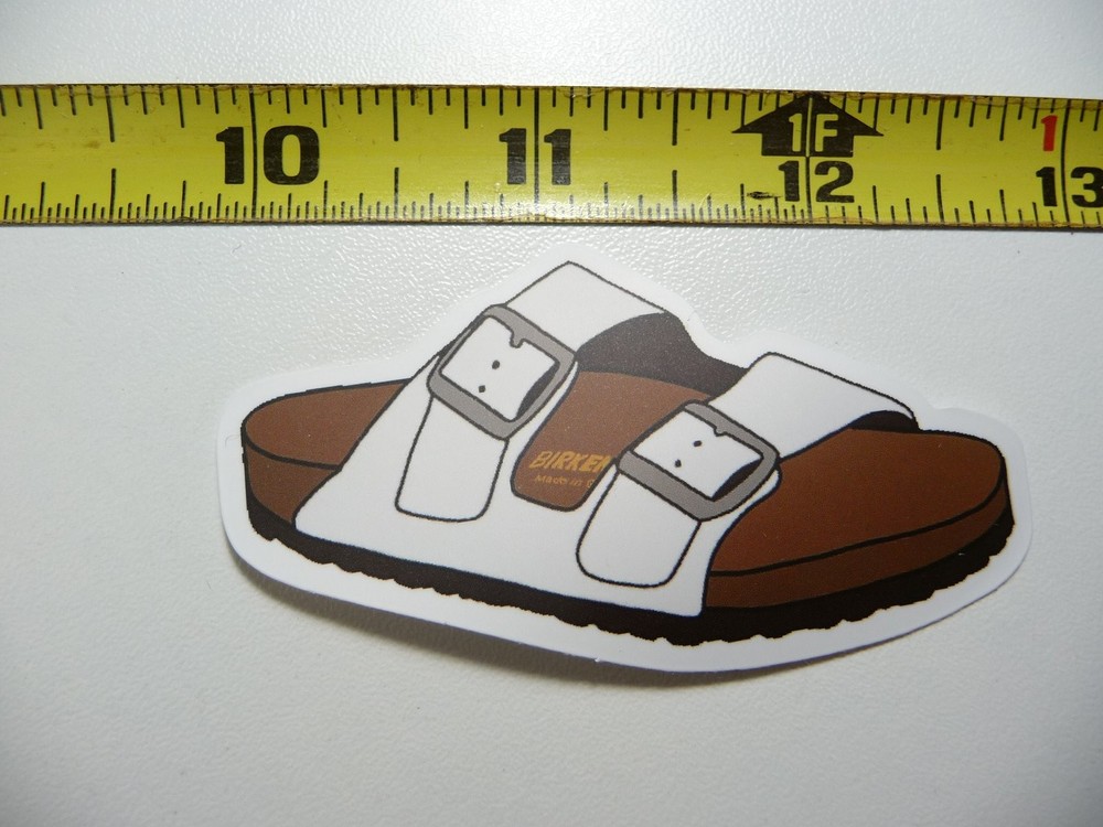 Outdoor Sandal Decal Sticker for Hiking Camping Woods Nature Lovers