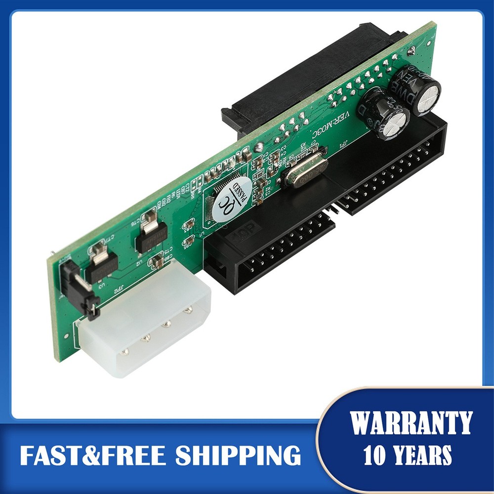 SATA Disk to IDE/PATA 40Pin Converter Adapter Universal Fit Green Unit