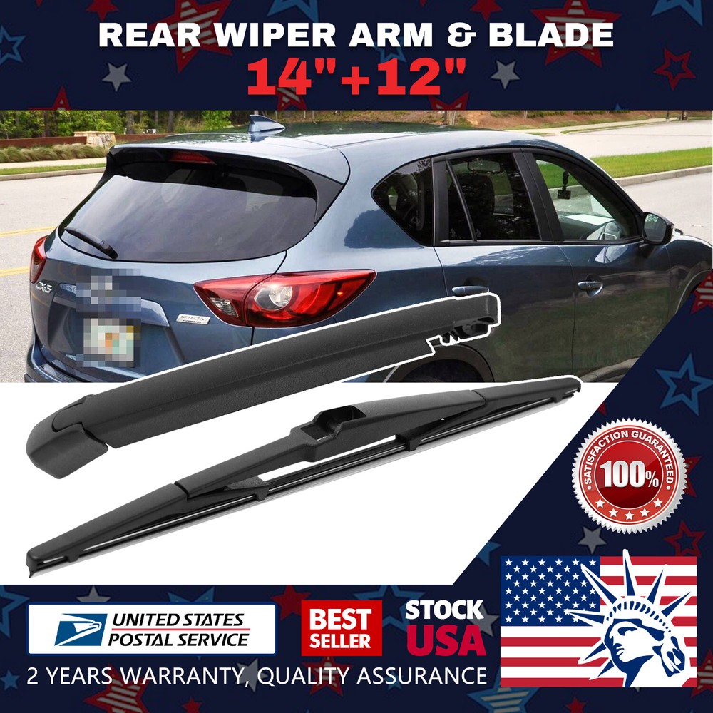 Super Clean OEM Quality Replace Windshield Rear Wiper Arm & Blade All Season