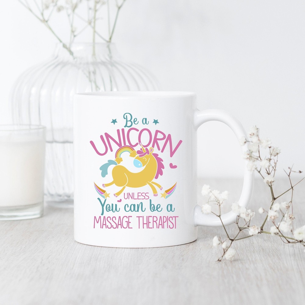 Masaje Terapeuta Be A Unicorn Taza Masaje Terapeuta Taza Masaje Terapia Regalo