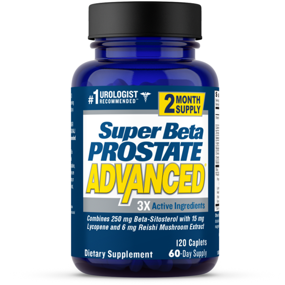 Super Beta Prostate Male Supplement with Beta-Sitosterol (120 Caplets) - 695111002809