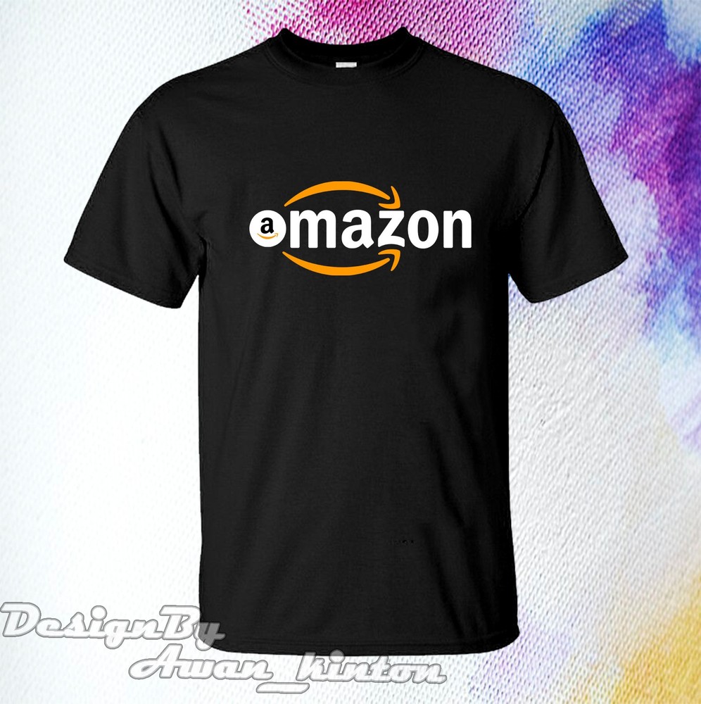 New Shirt Funny Amazon Logo Tshirt Mens Clothing Made In Usa