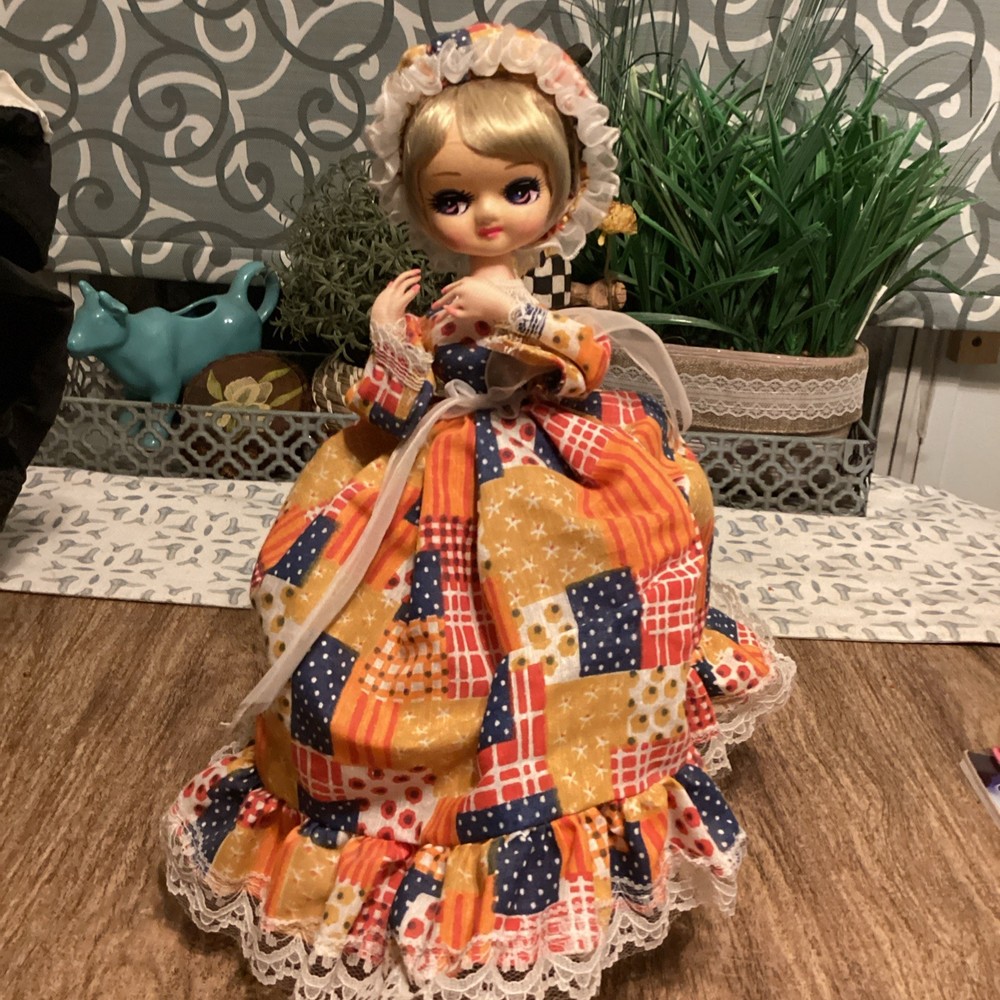 Vintage Musical Bradley Girl Doll Michelle Tested Spins &Plays Music Hello Dolly
