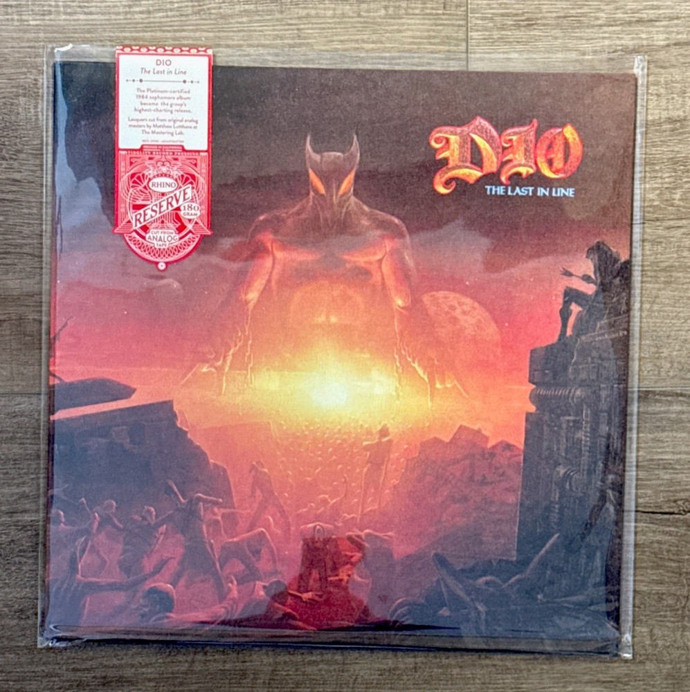LP DIO The Last In Line (180g VINYL, RHINO RESERVE, 2026) NEW MINT SEALED