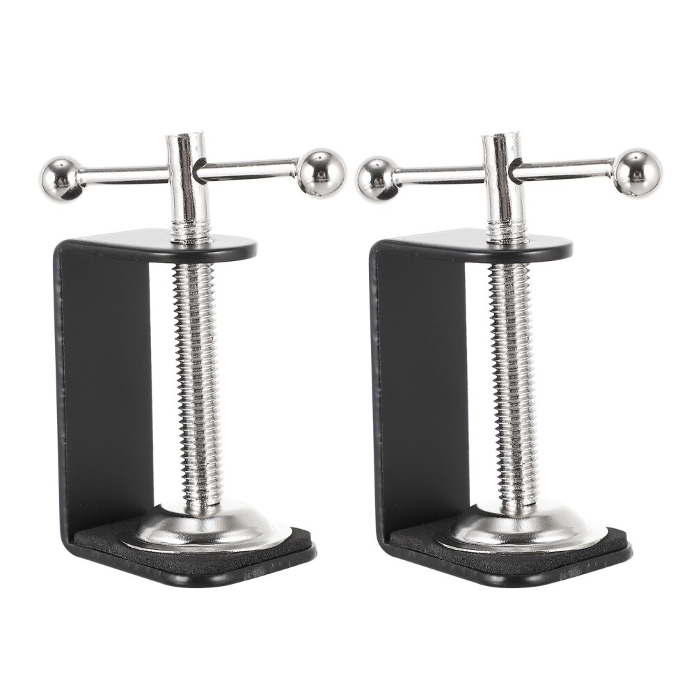 2Pcs Adjustable Desk Clamp Desk Table Mount Clamps Heavy Duty Desk Clamp
