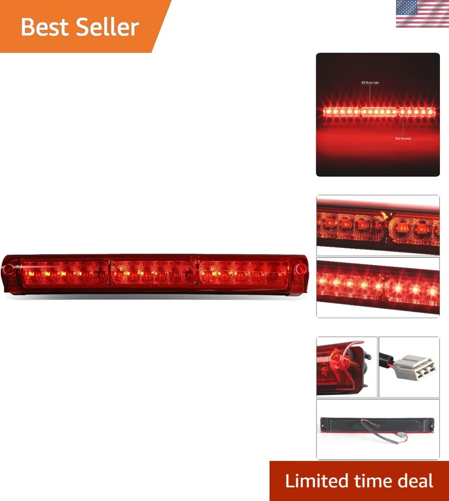 LED Red Third Brake Light Waterproof for 97-05 Ford F150 F250 SUV Truck