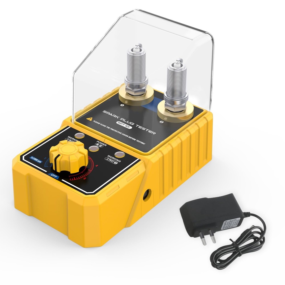 Spark Plug Tester Dual Holes for Automotive Engine Ignition Coil 0-6000rpm