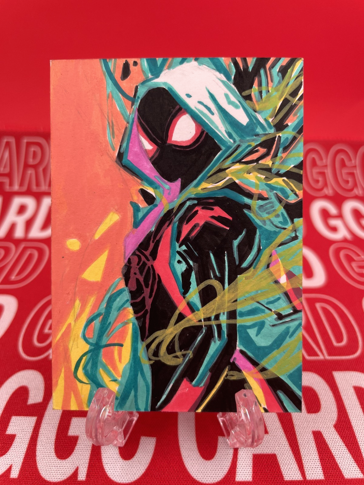 GGC Studio Marvel Spider Gwen Artist Hand Drawn Auto Sketch Card 1/1