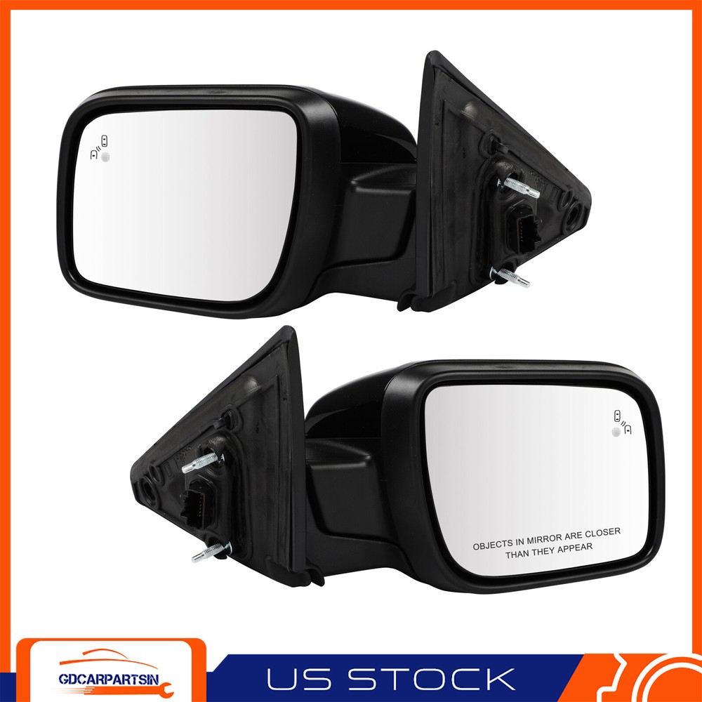 11-15 Ford Explorer Power-Folding Heated Side Mirrors with Signal and Puddle Lights BSM