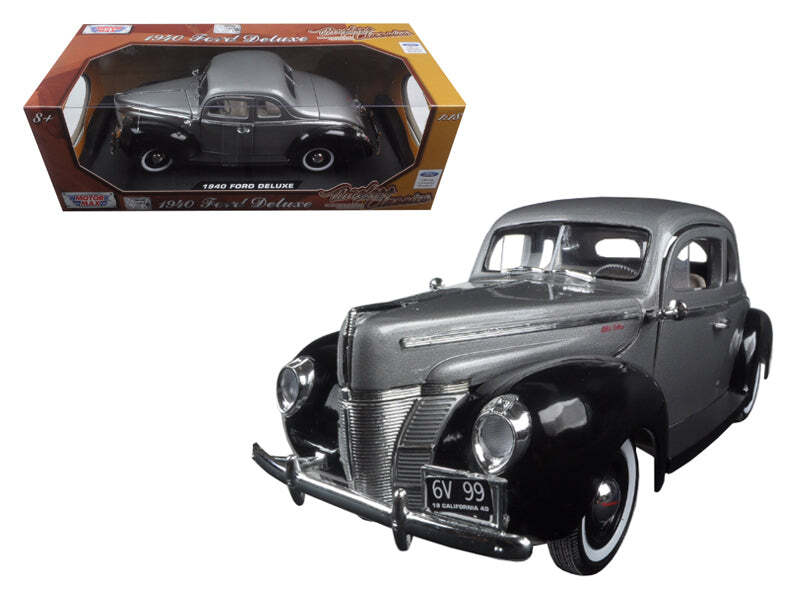 1940 Ford Deluxe Grey with Black 