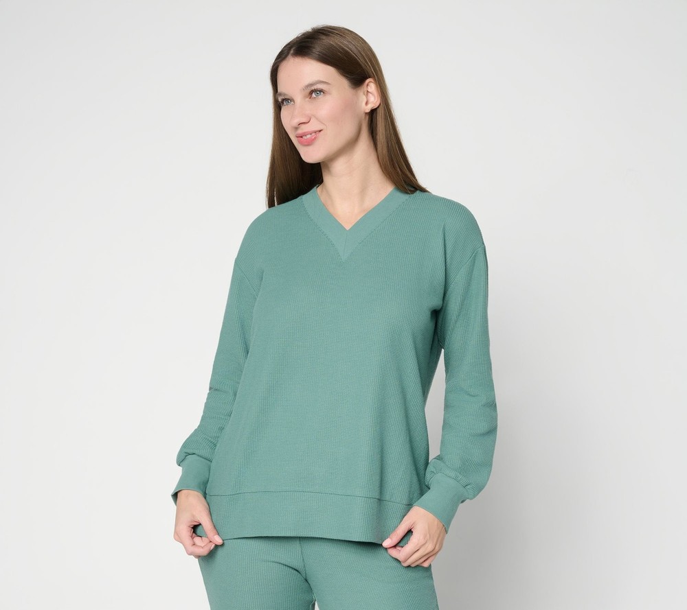 Belle by Kim Gravel Women's Top Sz L Make Your Selection: Wonder Green A715011
