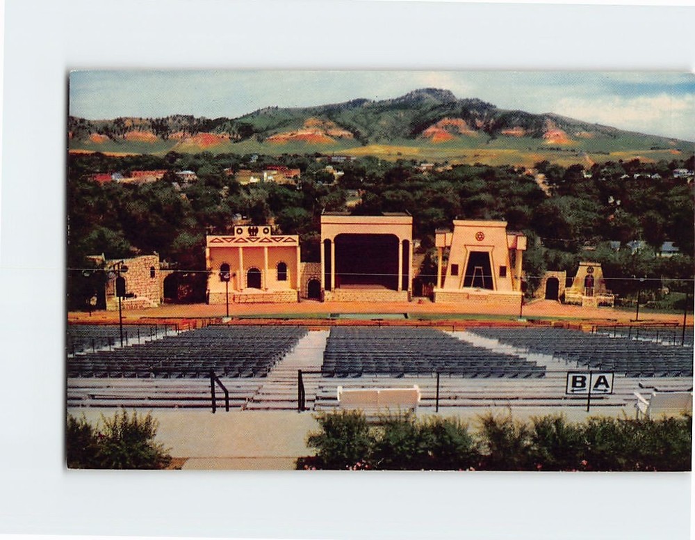 Postcard Black Hills Passion Play Amphitheatre Spearfish South Dakota USA