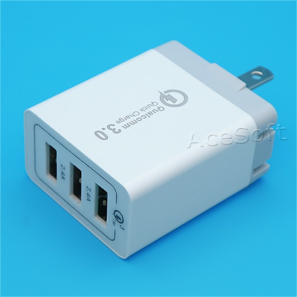 High Quality Wall Block 3Port QC Charger for Samsung Galaxy Note 8 N950U Sprint