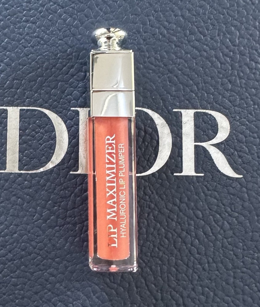 Dior Addict Lip Maximizer in Coral #004 - 6ml Full Size Plumping Gloss