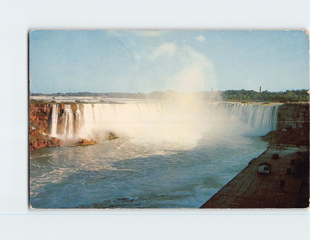 Postcard Horseshoe Falls Niagara Falls Ontario Canada