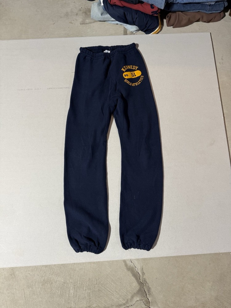 Vintage 80s Champion Reverse Weave Sweatpants Mens XL Blue Joggers USA Warmup