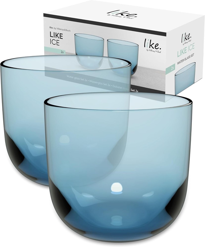 Villeroy & Boch Like Ice Water/Juice Tumbler Pair