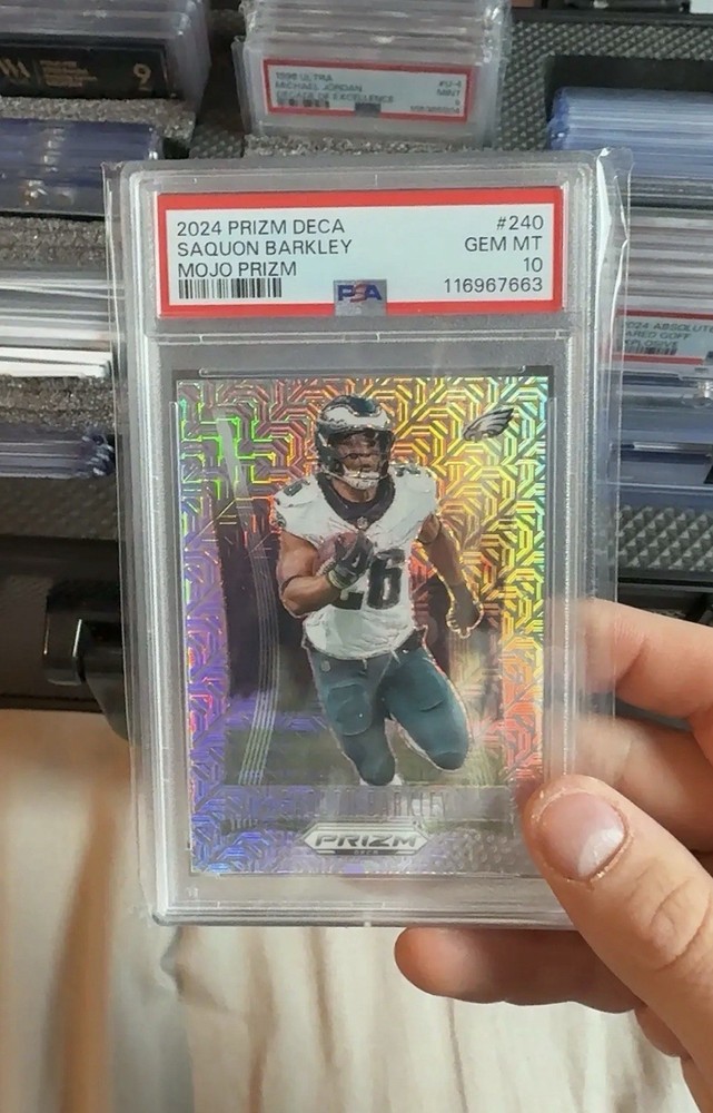 2024 Panini Prizm Deca - Saquon Barkley #240 Mojo Prizm /30