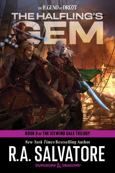 Halfling's Gem, Paperback by Salvatore, R. A., Like New Used, Free shipping i...