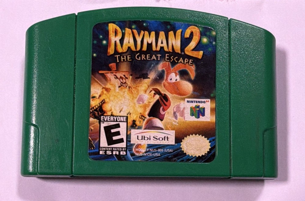 Ubisoft Rayman 2: The Great Escape Nintendo 64 N64 Rayman Series E NTSC
