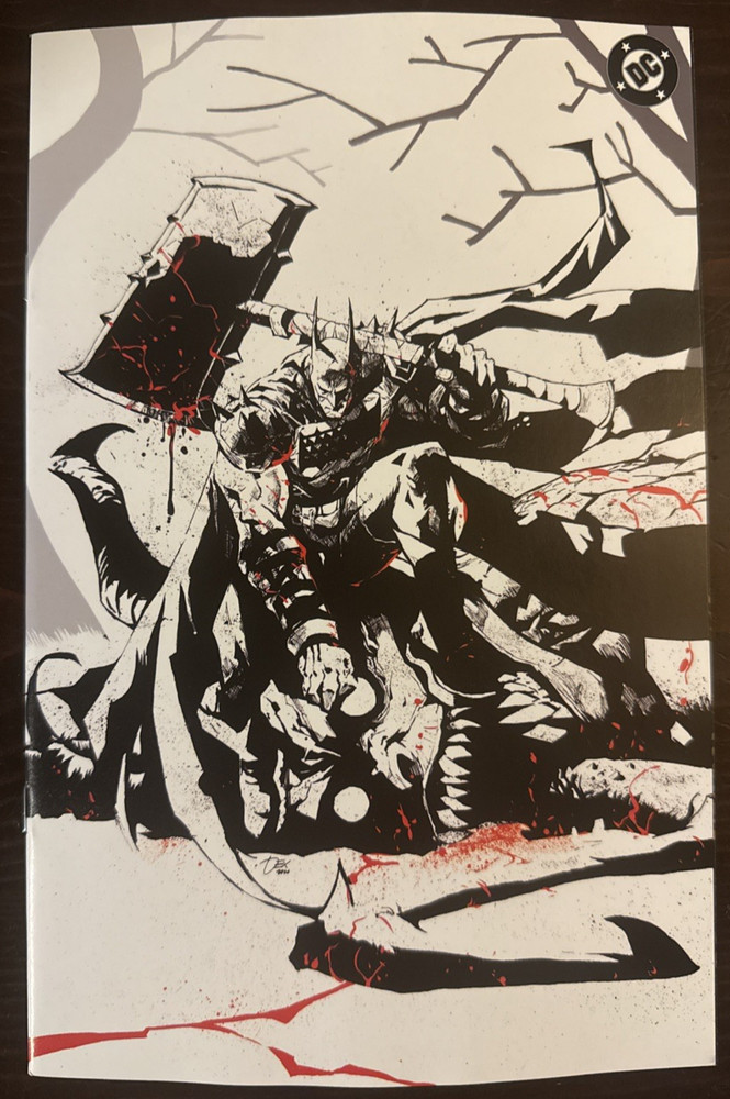 Absolute Batman #18 - Dexter Soy VIRGIN BLOOD SKETCH Megacon Ltd 500 w/COA NM/M
