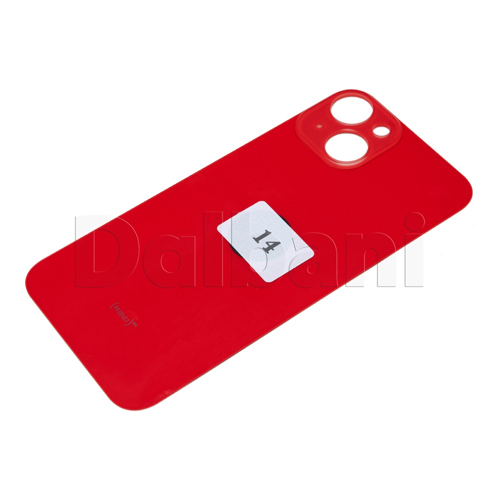 Back Glass Rear Housing Battery Cover Camera Lens For iPhone 14 Red