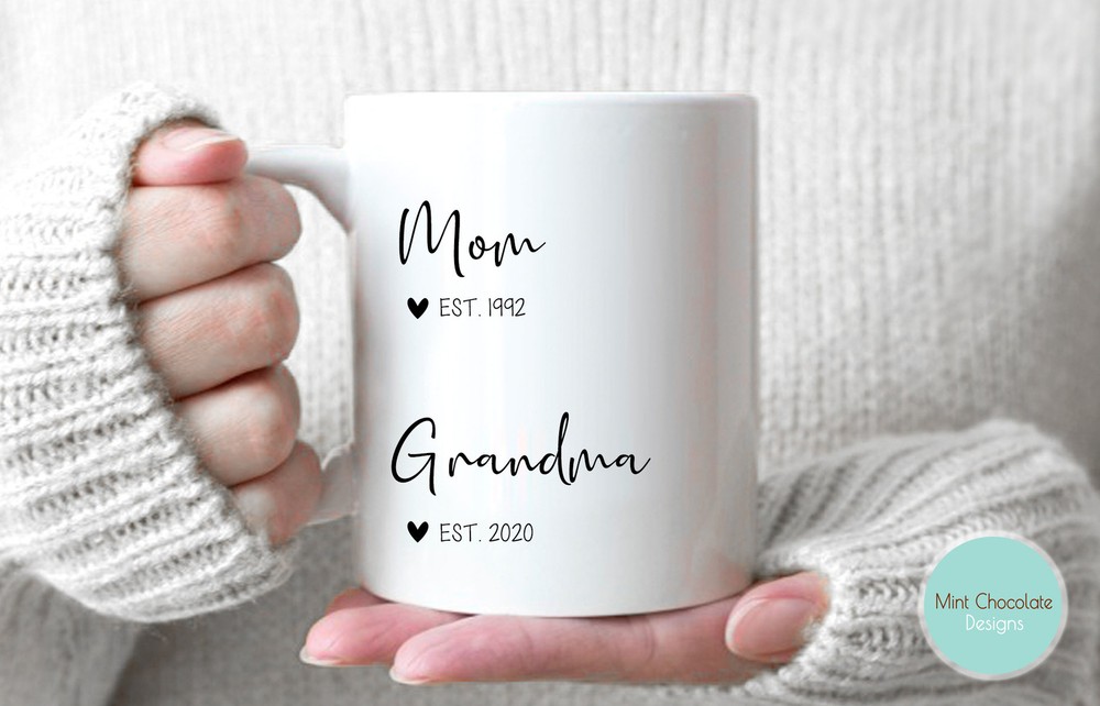 First-Time Grandma Gift Mug for Mom or Future Grandma