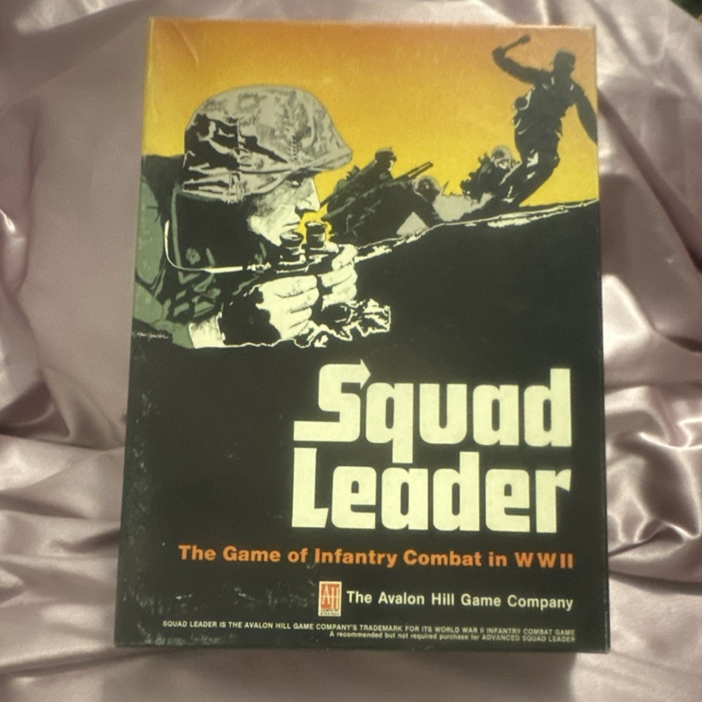 Avalon Hill Squad Leader Board Game War WWII Infantry Combat Complete
