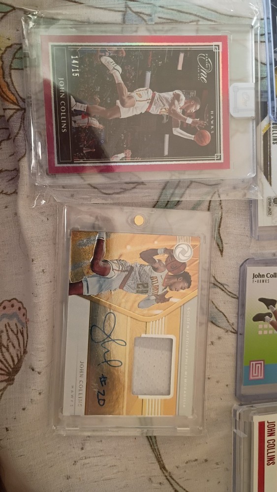 John Collins Card Lot RPa Low # One And One. Jersey # Encased