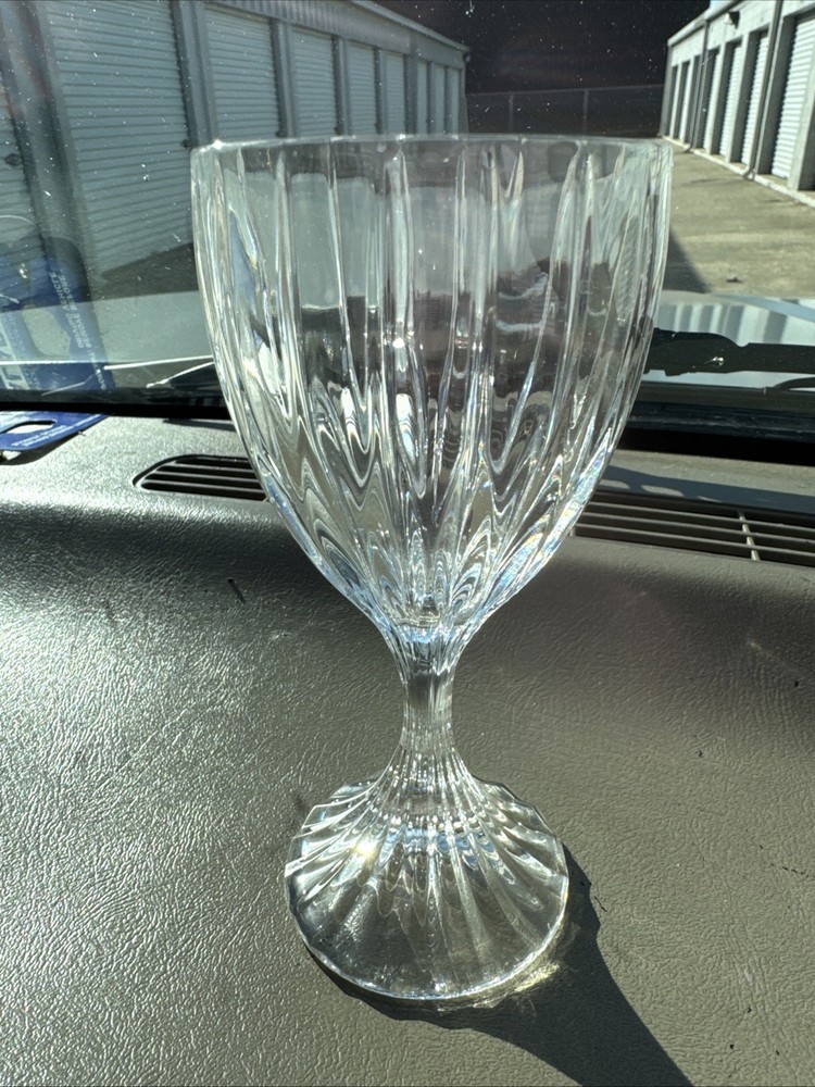 Set Of 2 Mikasa Park Lane Crystal Wine Goblet 6 Oz