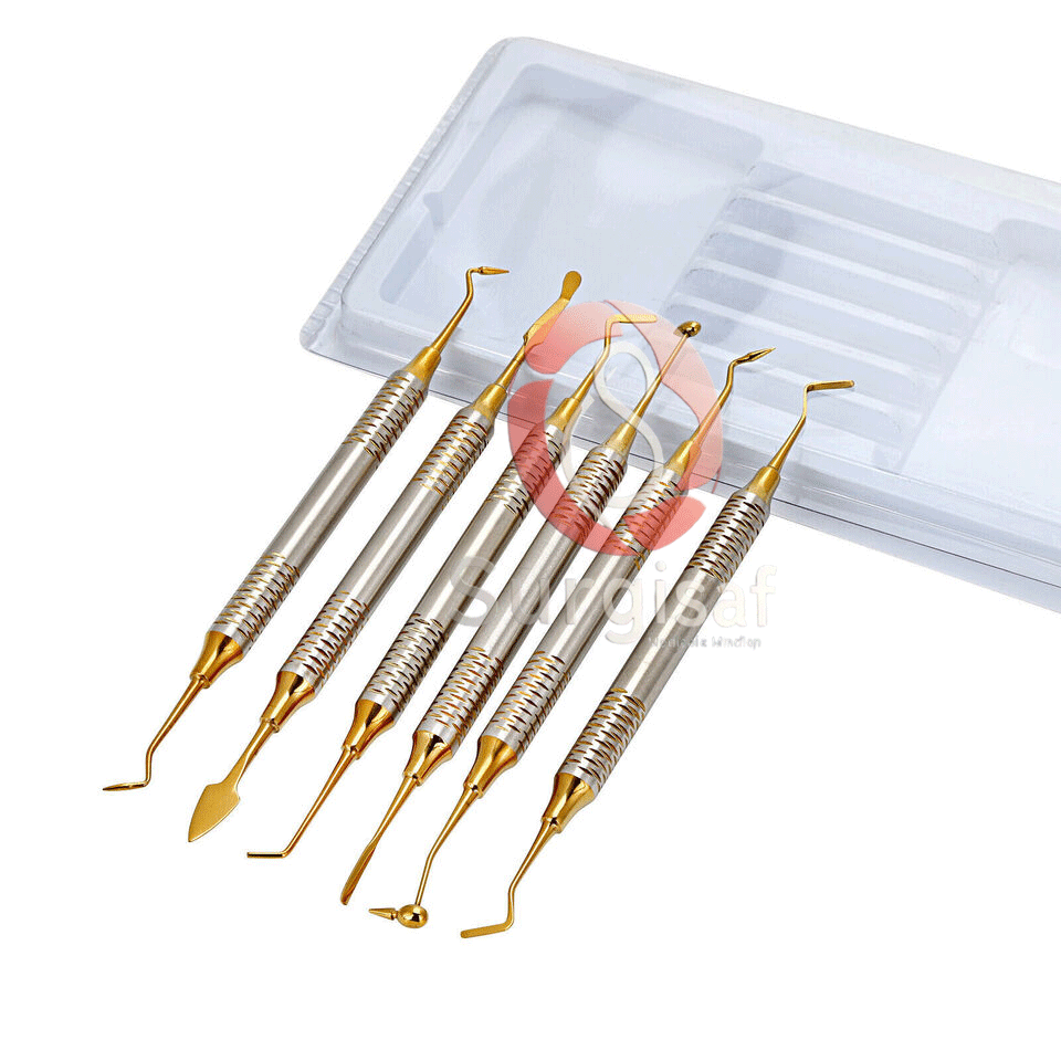 6pcs-set Restorative Filling Spatula Repair Instruments Dental Composite Resin