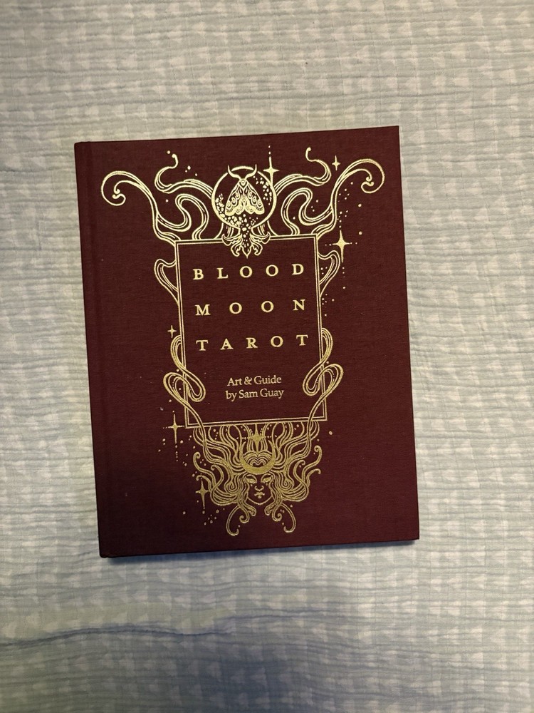 Blood Moon Tarot Art & Guide Book Only Sam Guay