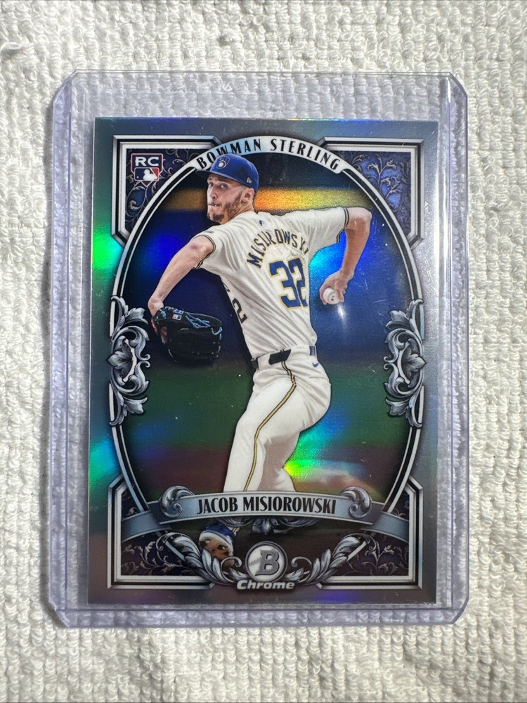 Jacob Misiorowski Rookie Sterling 2026 Bowman #BST-13 Milwaukee Brewers RC