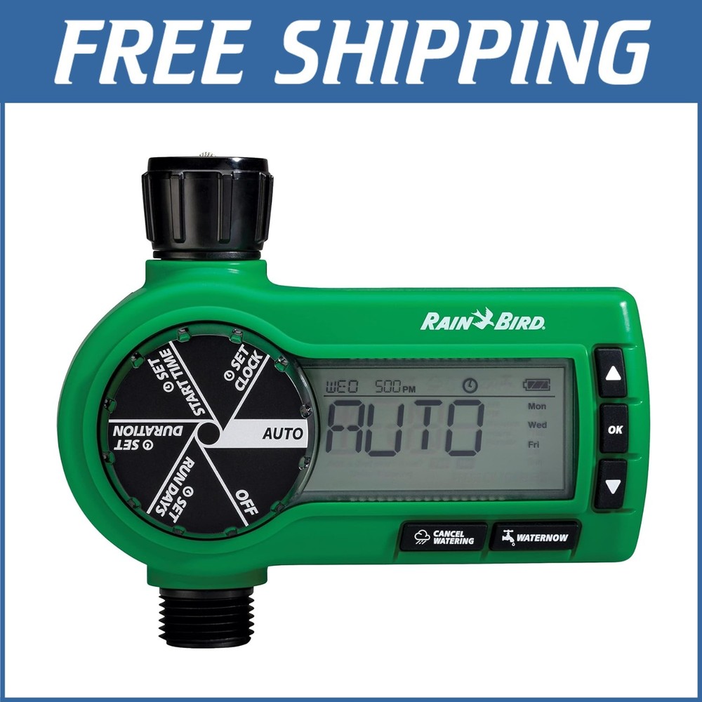 Automatic Digital Hose End Timer with Large Display, Easy Setup & Up to 6 Hours