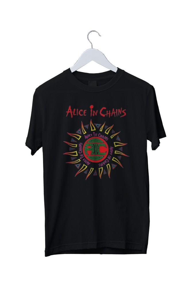 Alice In Chains Graphic Print Unisex T-Shirt Mens S M L XL 2 3 4 XL