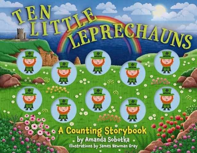 Ten Little Leprechauns: A Counting - Board book, by Sobotka Amanda - Very Good