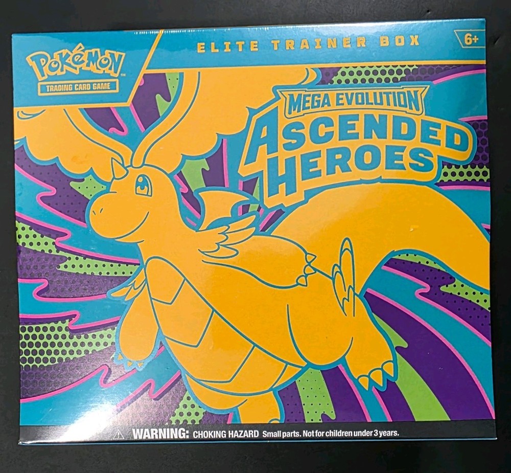 Pokemon TCG Ascended Heroes Elite Trainer Box Factory Sealed (Micro Tear)