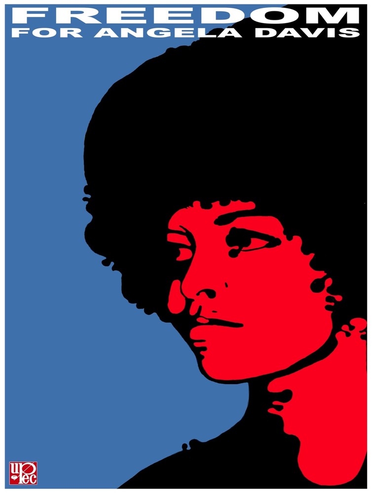 8120.Freedome for angela davis.portait of black woman.POSTER.art wall decor