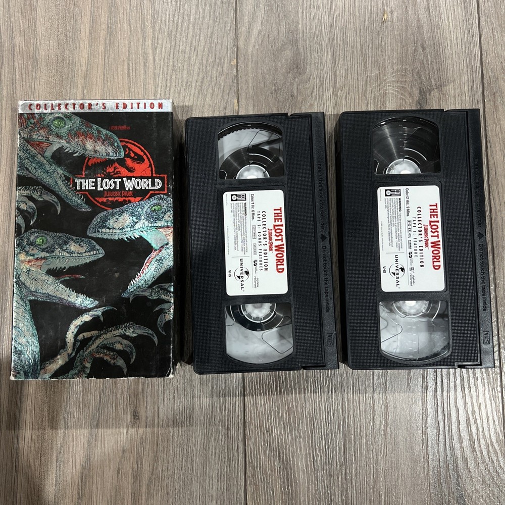 The Lost World: Jurassic Park (VHS, 2000, Collectors Edition)