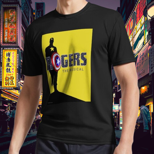Rogers The Musical (Black) Full Active  Logo T-Shirt Funny Size S to 5XL